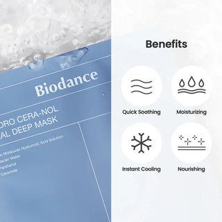 Masca pentru hidratare intensa si calmare HYDRO-CERA, 34 g, Biodance