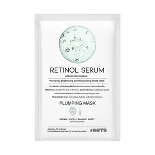 Masca tip servetel pentru luminozitate si fermitate cu retinol, #OOTD, 25 g