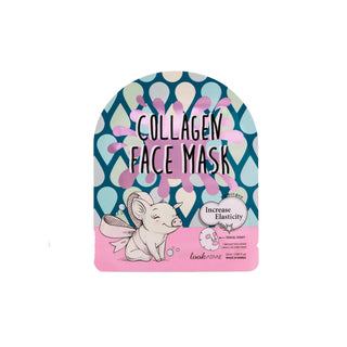 Masca tip servetel pentru elasticitatea pielii cu colagen, Look At Me, 25ml