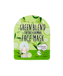 Masca tip servetel revitalizanta si calmanta cu ceai verde si castravete, Look At Me, 25ml