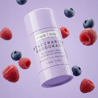 Frank Body Deodorant cu niacinamida si parfum de fructe de padure, 50 g