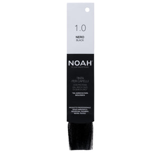 Vopsea de par naturala, Negru, 1.0, Noah, 140 ml