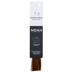 Vopsea de par naturala, Blond auriu, 7.3, Noah, 140 ml