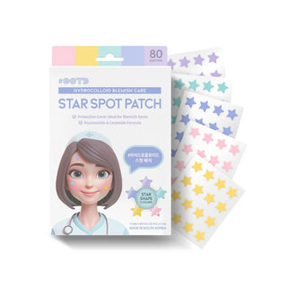 Plasturi hidrocolidali anti-acnee STAR SPOT PATCH, #OOTD, 80buc./5g