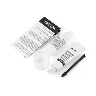 Vopsea permanenta pentru sprancene Negru Pur, fara amoniac, 100% vegana, Neva, 30 ml