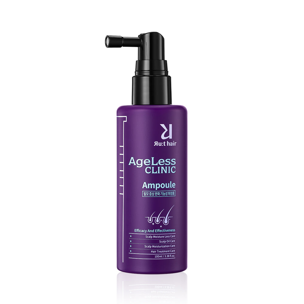 Ser impotriva incaruntirii si caderii parului Ageless Clinic Ampoule, Rut Hair, 100 ml