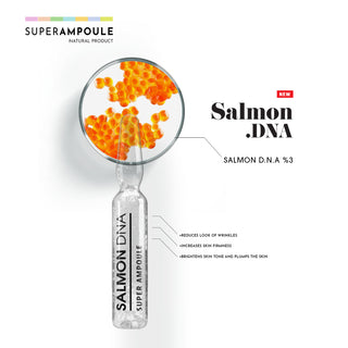 Salmon DNA Fiole concentrate antiaging, cu acid hialuronic din caviar de somon, Bio Balance, 10 x 2 ml