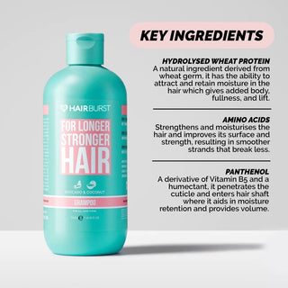 Set Sampon & Balsam pentru Fortifierea si Accelerarea Cresterii Parului, Hairburst, 350 ml x 2