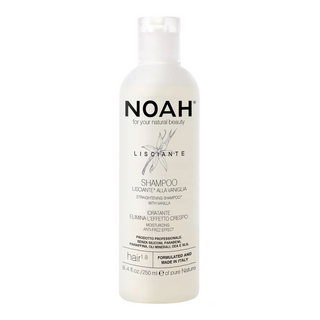 Sampon natural pentru indreptarea parului cu extract de vanilie Noah
