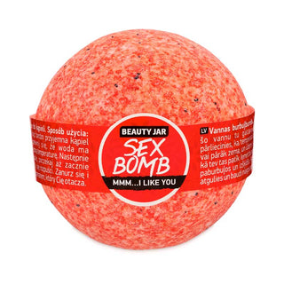 Bila de baie efervescenta cu aroma de capsuni,Sex Bomb, Beauty Jar, 150 g