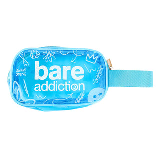 Portfard mic pentru produse cosmetice, Blue, Bare Addiction