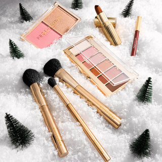 Profusion Cosmetics Star Struck Set pentru machiaj, paleta 6 farduri pentru pleoape, 1 x pensula pentru pudra, 1 x pensula pentru pleoape, 1 x pensula pentru blush, 1 x 3.4 g ruj nuantator, 1 x 0.7 g creion de buze, 1 x 10 g paleta blush & iluminator