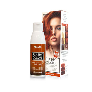 Flashy Colors Terra Copper, Nuantator semipermanent, aramiu roscat, 100% vegan, Neva, 100 ml