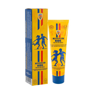 TRICOLORII Kids pasta de dinti pentru copii, in culori surpriza rosu, galben sau albastru, 100 ml