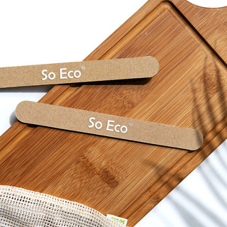 Set 2 Pile Ecologice de Bambus pentru Unghii, So Eco