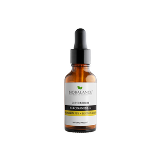 Super Serum Niacinamide-G cu Niacinamide 15% + Acid Glicolic 5%, Uniformizant, impotriva Petelor Pigmentare, Bio Balance, 30 ml