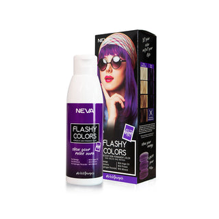 Flashy Colors Violet Purple, Nuantator semipermanent, violet, 100% vegan, Neva, 100 ml