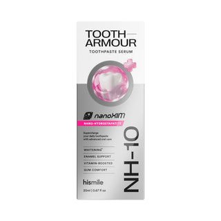 Hismile Tooth Armour pasta de dinti tip ser pentru albirea dintilor, cu efect de protectie a smaltului, 20 ml