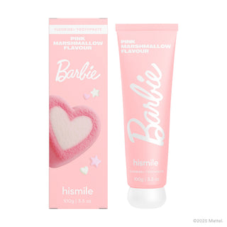 Hismile Barbie Pink Marshmallow pasta de dinti cu flour si aroma de bezea, 100 g