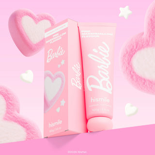 Hismile Barbie Pink Marshmallow pasta de dinti cu flour si aroma de bezea, 100 g