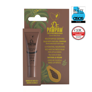 Balsam multifunctional vegan, nuanta Rich Mocha, Dr.PAWPAW, 10 ml