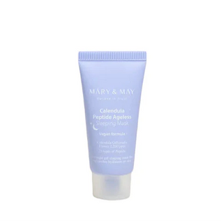 Masca pentru noapte cu galbenele si peptide mini, Mary and May, 30g