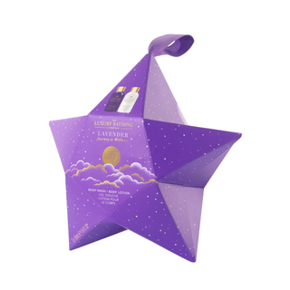 Set cadou Mini Body Duo, Lavender, 50 ml Gel de dus & 50 ml Lotiune corp, The Luxury Bathing Company, 2 articole Tuju -