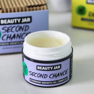 Ulei pentru cresterea sprancenelor, cu ulei de ricin si cocos, Second Chance, Beauty Jar, 15 ml