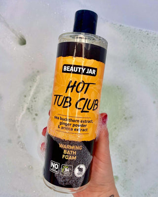 Spuma de baie energizanta cu arnica si ghimbir, Hot tub club, Beauty Jar, 400ml