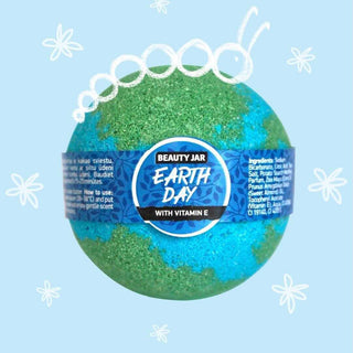 Bila de baie efervescenta cu vitamina E, Earth Day, Beauty Jar, 150g