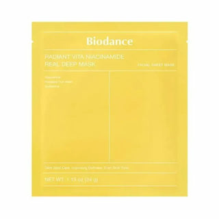 Masca pentru luminozitate cu niacinamide si glutationa, 34 g, Biodance