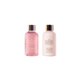 Set cadou Mini Body Duo, Sweet Vanilla & Almond Glaze, 50 ml Gel de dus & 50 ml Lotiune corp, The Luxury Bathing Company Tuju -