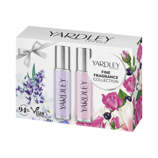 Set duo 1 x 10 ml apa de toaleta English Lavender si 1 x 10 ml apa de toaleta English Rose, Fine Fragrance Collection, 2 articole