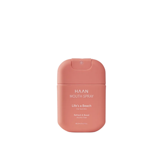 Spray bucal cu aroma de Chai Tea & menta, fara alcool, pentru respiratie proaspata, Life's a Beach, HAAN, 20 ml