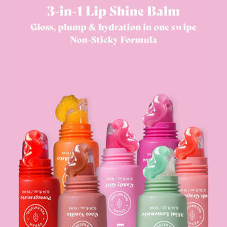 Balsam de buze cu efect lucios si breloc surpriza, Birthday Cake, BioBalance, 10 ml