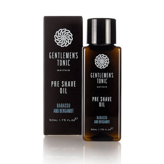 Ulei Pre-Barbierit cu 6 Uleiuri Naturale, Babassu & Bergamot, Gentlemen's Tonic, 50 ml