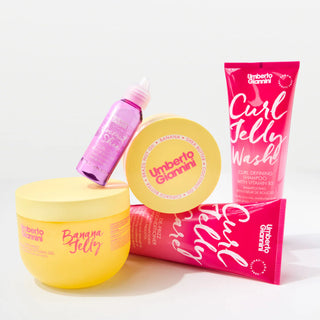 Set styling 5 produse pentru par cret, Curl Type 4, Umberto Giannini